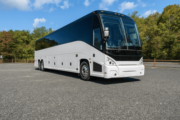 Bus Rental Company Edison 56 Passenger Charter Bus