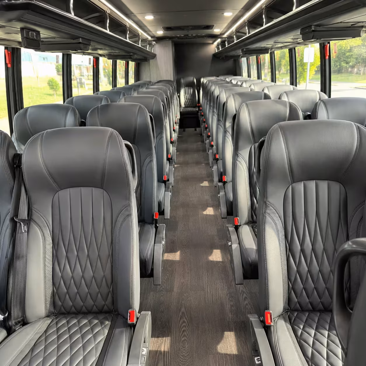 28 passenger minibus inside