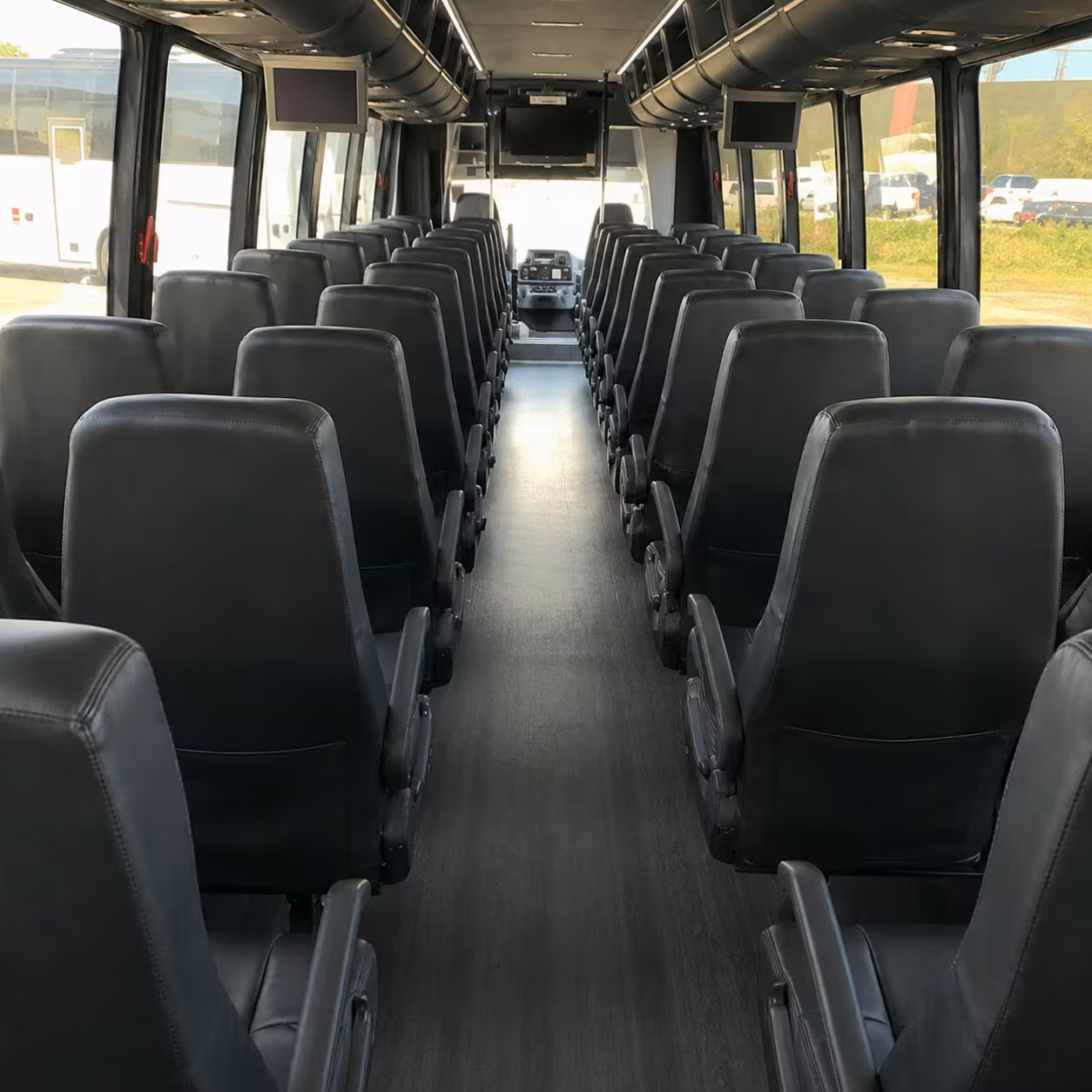 28 passenger minibus interior