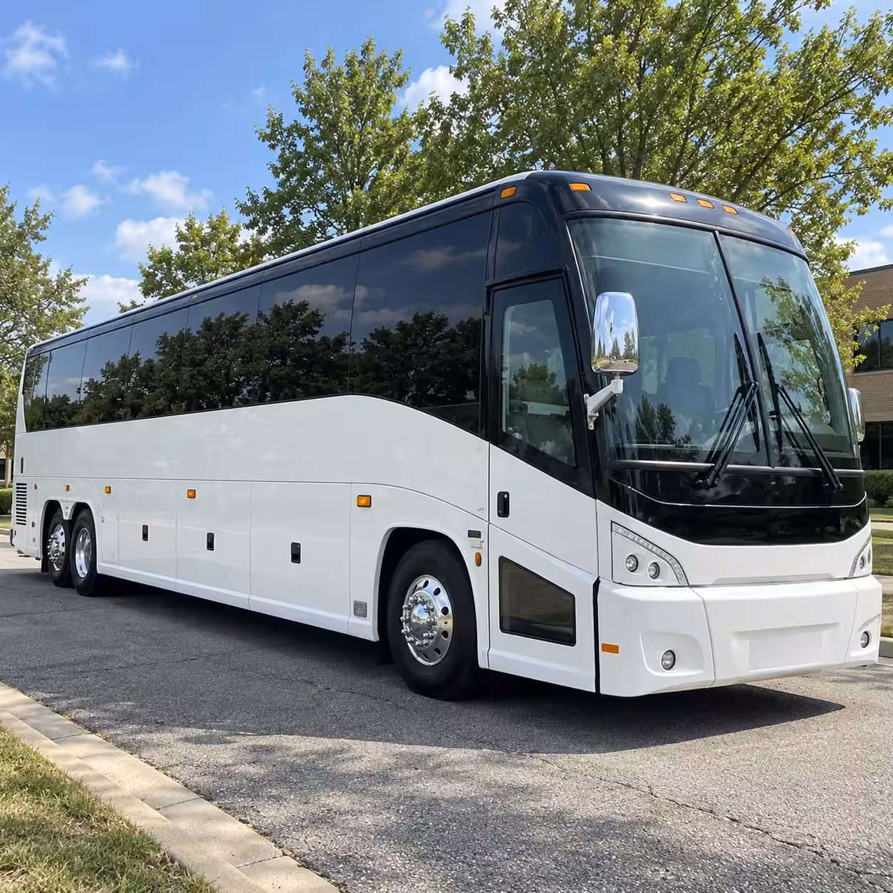 charter bus rentals for large edison prom groups traveling together