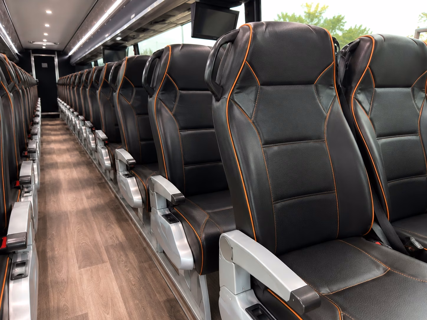edison charter bus interior gallery