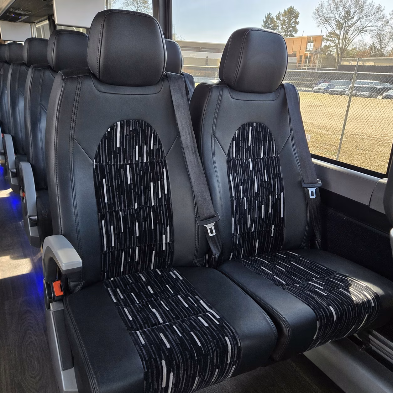 edison charter buses for corporate school and sports groups