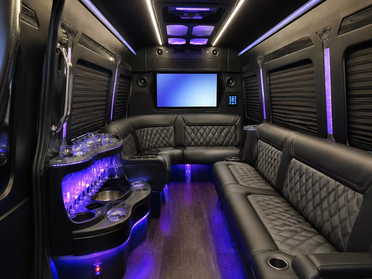 sprinter van transportation for small edison prom groups